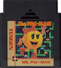 Ms. Pac-Man - Tengen NES Nintendo Great Game Pacman