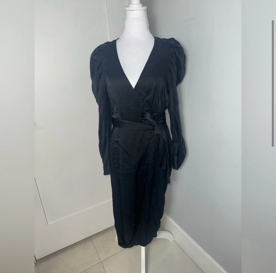 A.L.C. Mono Christian con Cinturón Desmontable en Negro/TALLA 8/GRANDE Foto 3 de 4