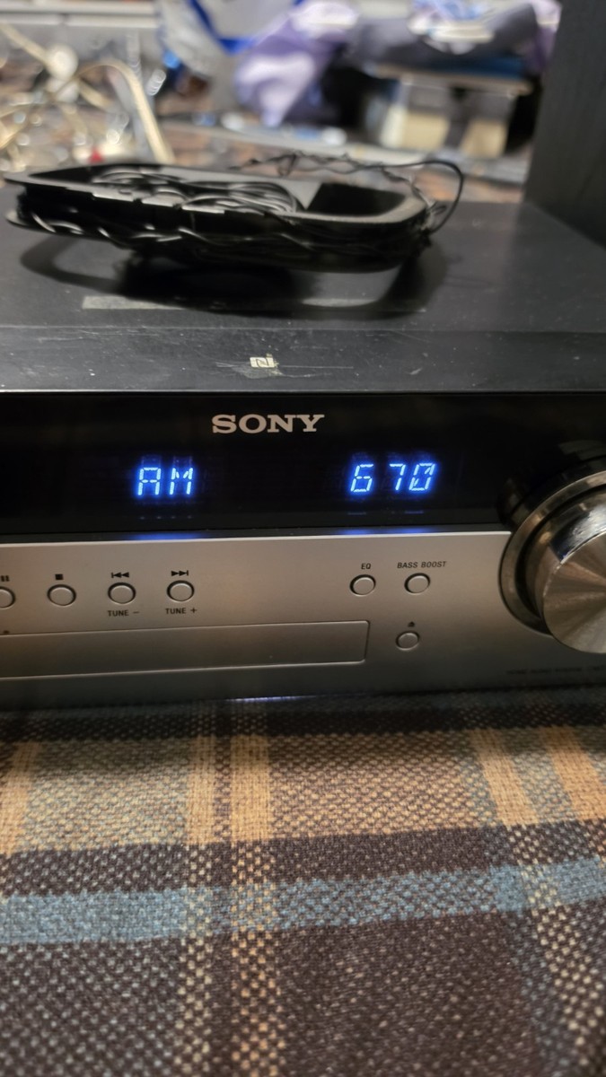 Sony CMT-SBT100 Bluetooth Micro Music System - Black/Gray for sale