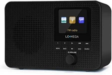 IR1 Portable Wifi Internet Radio,Fm Digital Radio,Bluetooth Speaker,Dual Alarms 