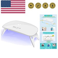 UV LED Nail Dryer Mini lamp Portable Curing Light for Gel Nail Polish,6wWhite