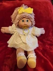 Vintage Jesmar Cabbage Patch Kids Doll HM4 Pacifier Wheat Hair Green Eyes...