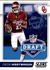 2017 Score NFL Draft #7 Dede Westbrook - FB