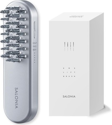 SALONIA EMS Lift Brush Face Care Beauty Esthetic Facial Device Home Esthetic