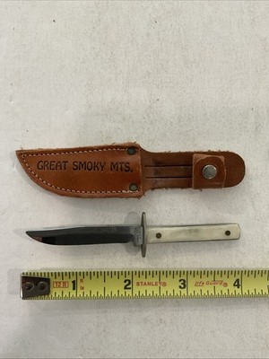 廃番品　takefu knife village ハサミ 折りたたみ　USED Vtg Colonial Prov. R.I USA Mini Fixed Blade Smoky MTS.Souvenir