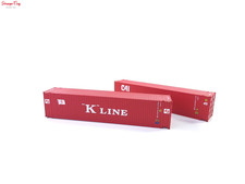 Dapol 45ft High Cube Container Set (2) K Line/Cai OO Gauge
