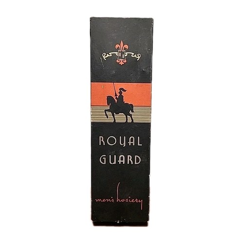 Vintage Royal Guard Men's Hosiery Box No. 1062 Size 12 - Empty Box Only