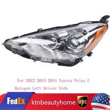 Headlight For 2012 2013 2014 Toyota Prius C Halogen Left Driver Side Lh Headlamp