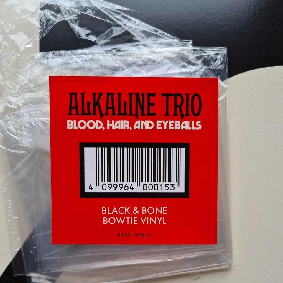 Alkaline Tro Blood Hair and Eyeballs LTD edition Black & Bone bowtie vinyl rare  - Image 2 of 4