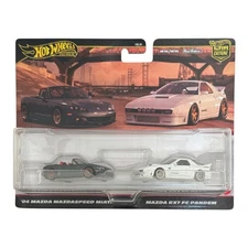 Hot Wheels '04 Mazda Mazdaspeed Miata & RX7 FC Pandem Premium 2 Pack