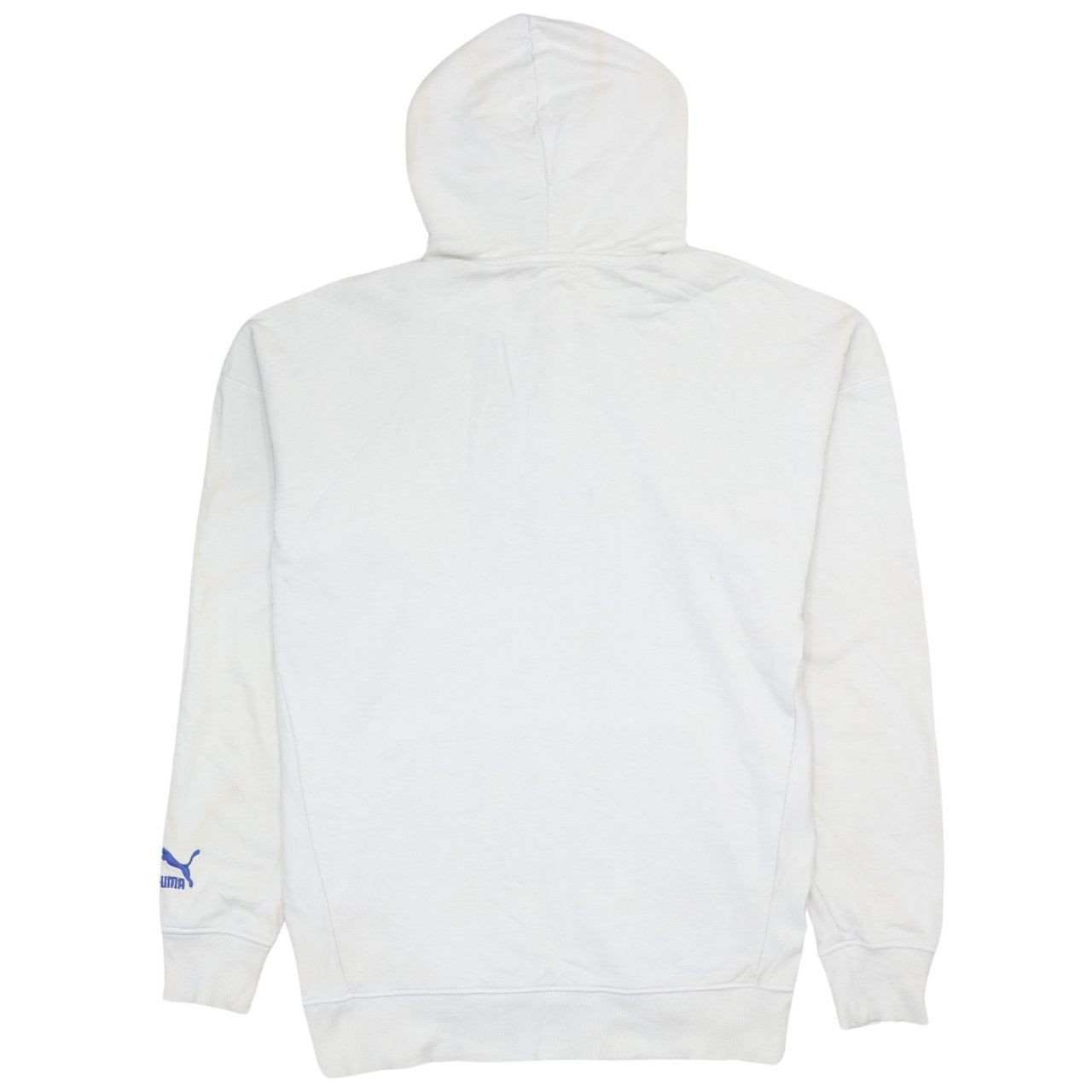 Puma White Hoodie Mens S image 2