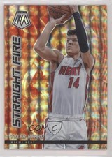 2020-21 Panini Mosaic Straight Fire Tyler Herro #4 00em