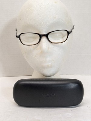 Modo Eyeglasses Frame 1802 COL 824 45-19-135 Black Brown Tortoise Rectangle