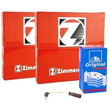 ZIMMERMANN Bremsscheiben 342mm ATE KERAMIK Beläge Satz Vorne für MERCEDES W206