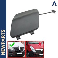 Newparts Abschlepphaken-Abdeckung Vorne Schwarz FüR Master III Movano B NV400