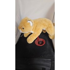 FAO Schwarz Lion Cub Lioness Plush Adopt A Wild Pal Endangered Lying 15" Toy F1
