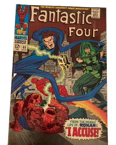 Fantastic Four 65 Vintage Silver Age Marvel Comics 1967