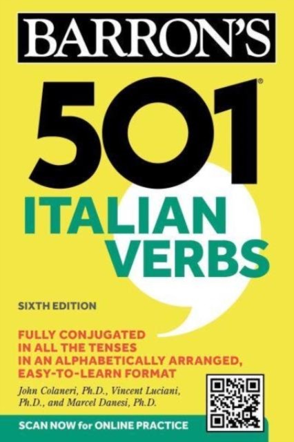 501 Italian Verbs, Sixth Edition by Barron's Educational Series (Paperback Book)