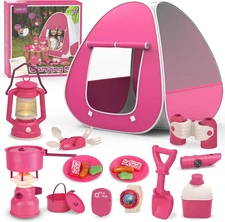 Kids Camping Set with Tent - Pop up Tent, Kids Play Tents Outdoor Toys Camping T