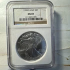 1998 American Eagle 1 oz .999 Silver $1 Dollar NGS MS69