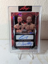 Leaf Metal Authentics 2025 Conor McGregor/Floyd Mayweather Jr. doble automático 2/3