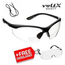 voltX CONSTRUCTOR BIFOCAL Reading Safety Glasses CE EN166F CLEAR UV400 Lens