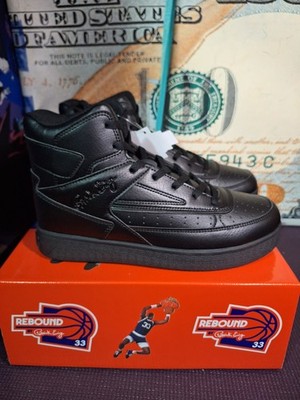 Patrick Ewing Orion Mens 9.5 All Black Brand New Shoes