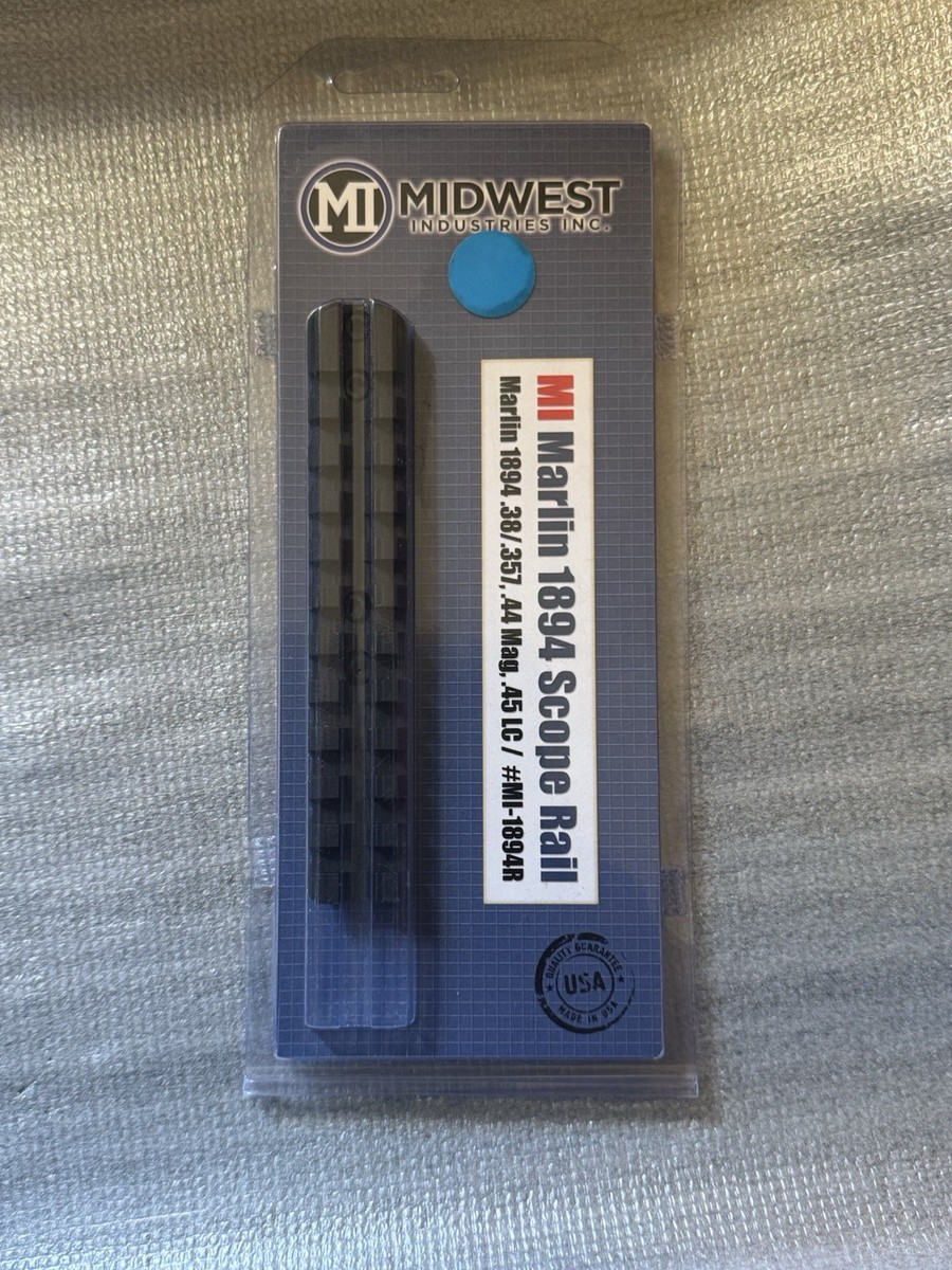 Midwest Industries Picatinny Rail 5″ Length Aluminum Black
