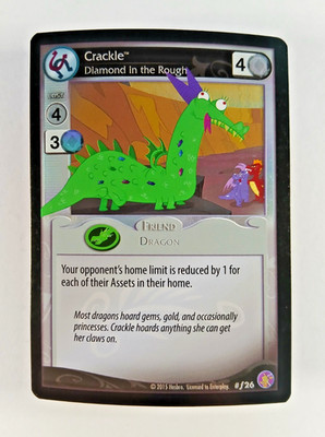 Crackle, Diamond in the Rough #f26 Foil - Absolute Discord, My Little Pony CCG