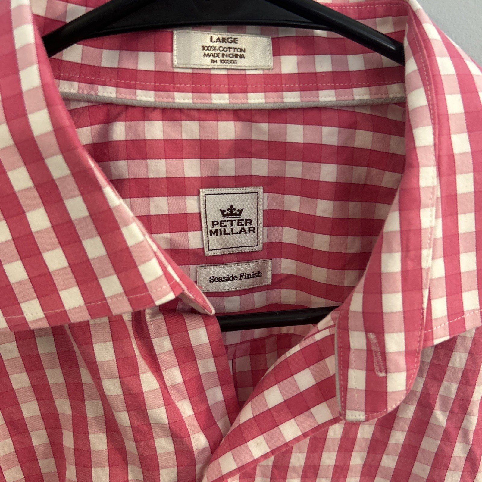 Peter Millar Seaside Finish Performance Shirt Men… - image 2