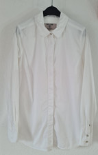 @@@ NEU GARCIA JEANS Bluse Hemdbluse langarm ~ Damen ~ weiß ~ Gr. S ~ tailliert