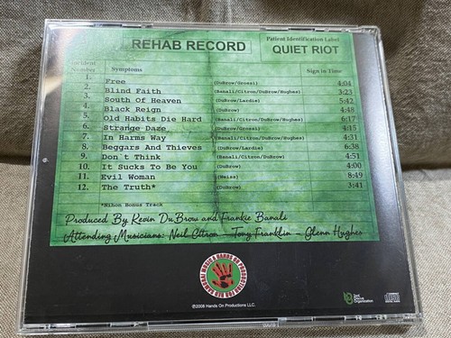 QUIET RIOT REHAB GQCP-10012 CD OBI JAPAN - Imagen 2 de 9