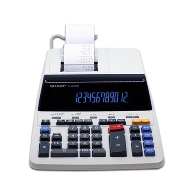 Sharp ELECTRONICS Standard Function Calculator (EL2630PIII), White, 8 7/8 x 1...