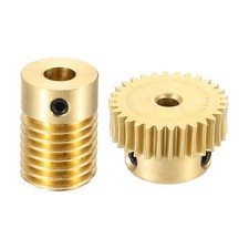 Worm Gear Set 0.5 Module 1:30 Reduction Rate(Gear-3mm Bore, Rod 5mm Bore)