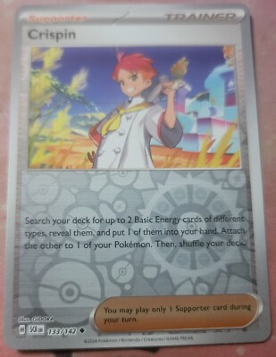 Pokemon TCG Scarlet & Violet Stellar Crown Crispin 133/142 Reverse Holo |  eBay