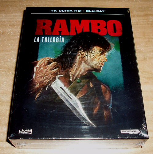 Rambo The Trilogy (Rambo First Blood) 4K UHD + Blu-Ray New Sealed ...