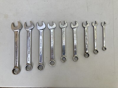 Matco Tools 9 pc Metric Combination Wrench Set