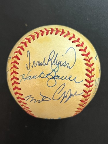 (11) Orioles Legends SIGNED Baseball JSA Frank/Brooks Robinson, Aparico, Weaver! - Picture 6 of 8