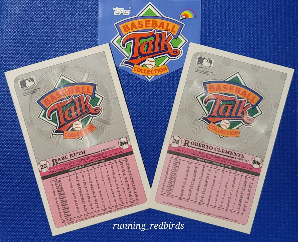 1989 LJN Topps Baseball Talk *Pick Your Player* - Talking Cards - 10+ Ship FREE! - Image 2 of 3