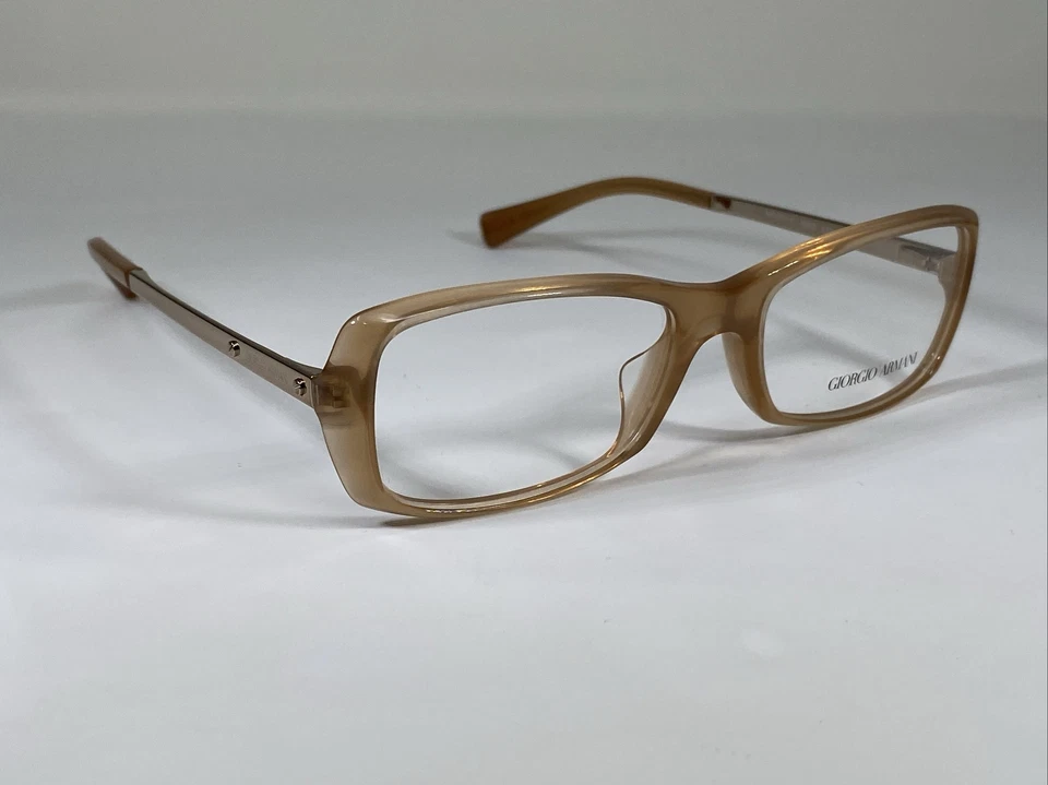 Marco de gafas GIORGIO ARMANI AR7011-F 5043 NOS Italia beige/oro 53-17-140 Foto 3 de 4