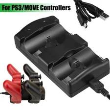 Dual Controller Charger Charging Dock Station Stand For PS3 / MOVE Playstation 3