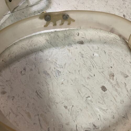 Vintage Womens Transparent Clear Belt Gold Elephants Panthers 40" L x 1" W - Picture 6 of 13