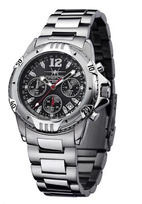 FIREFOX Herren- Chronograph AIRFIGHTER FFS02 sunray schwarz 10 ATM wasserdicht