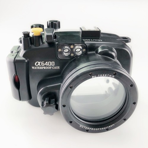 Meikon 40m Underwater Waterproof Camera Housing Case for Sony a6400 16-50mm Lens - Photo 9 sur 9