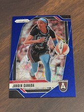 2024 Panini Prizm WNBA #91 Blue Velocity Prizm Jordin Canada Atlanta Dream