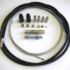 Universal Venhill Motorcycle Throttle Cable Kit 92 Inches - 6mm Conduit