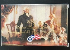 2008 U.S. Mint Presidential 1$ Dollar Coin Proof Set Complete With Box & COA