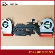FOR ASUS GL502VS Silver Laptop CPU Graphics Cooling Heatsink Fan