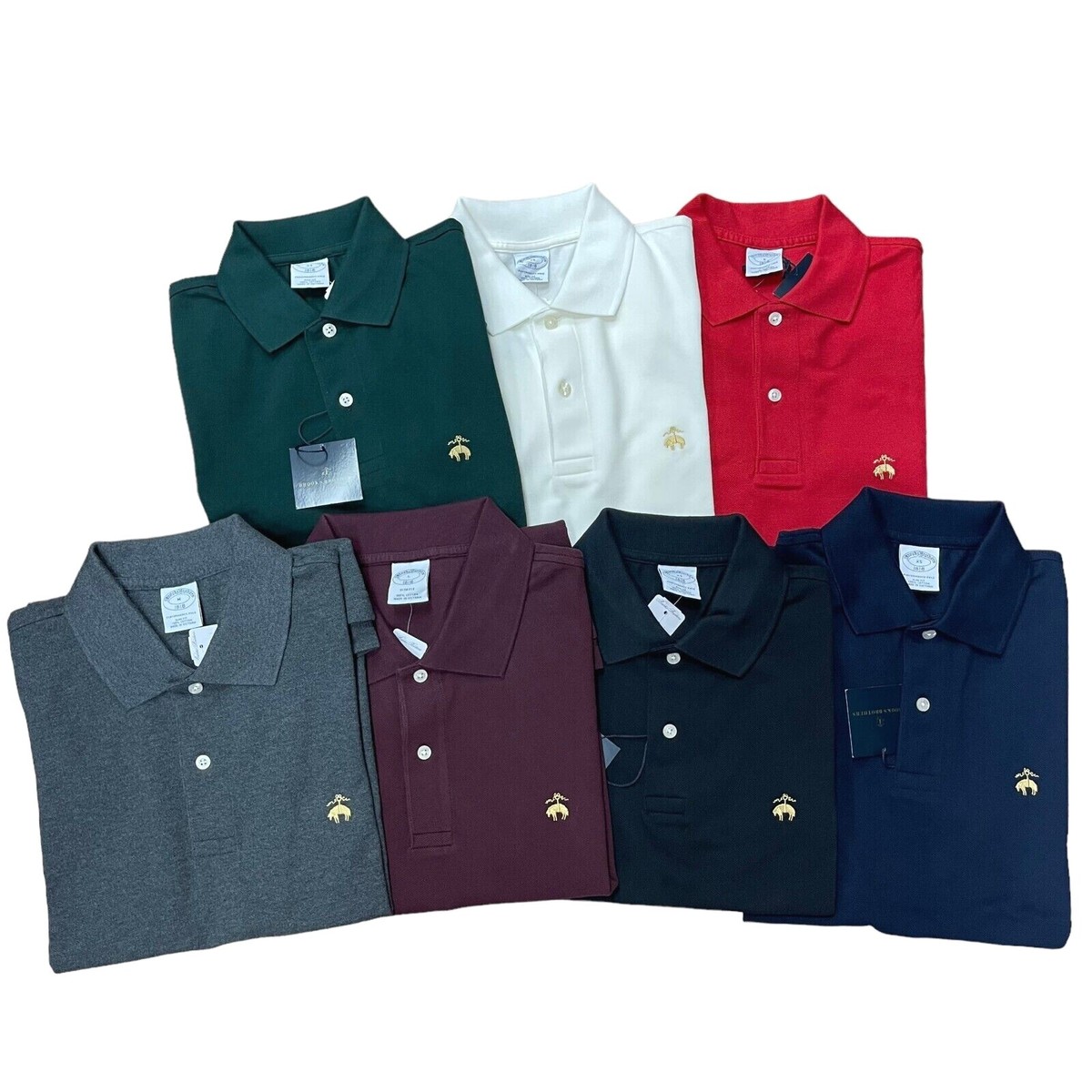 Brooks Brothers Men's Slim Fit Solid Golden Fleece Cotton
