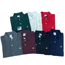 Brooks Brothers Men's Slim Fit Solid Golden Fleece Cotton Performance Polo Shirt
